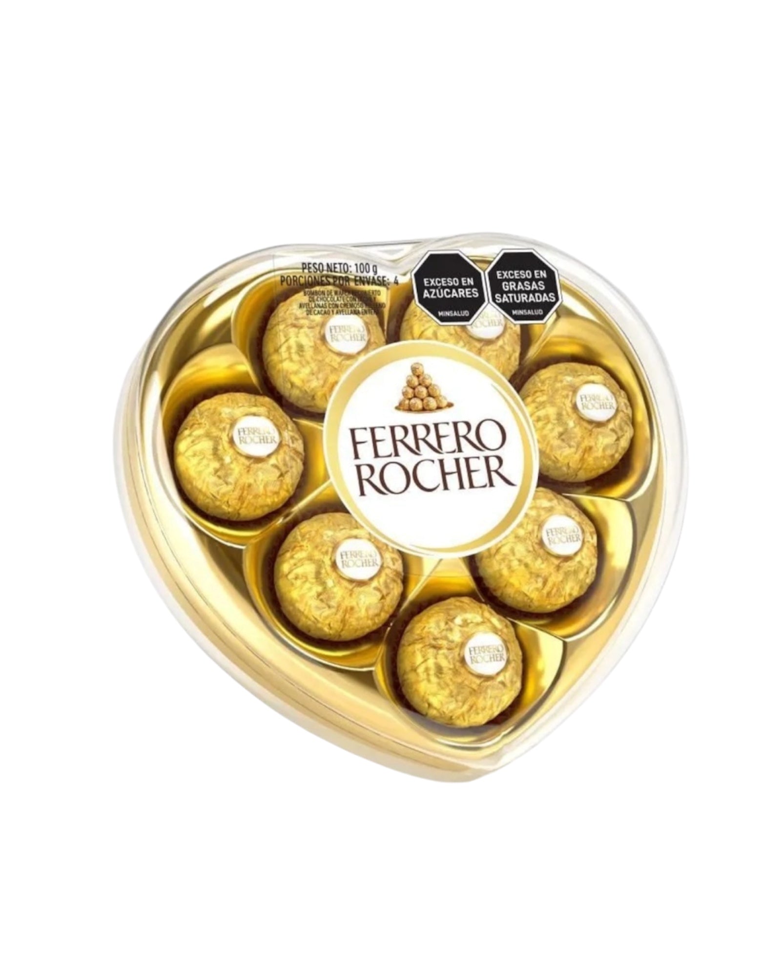 Chocolate Corazón Ferrero Rocher X8 unidades
