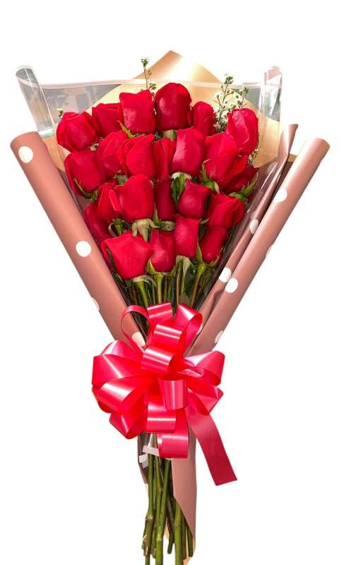 Ramillete 24 Rosas Rojas